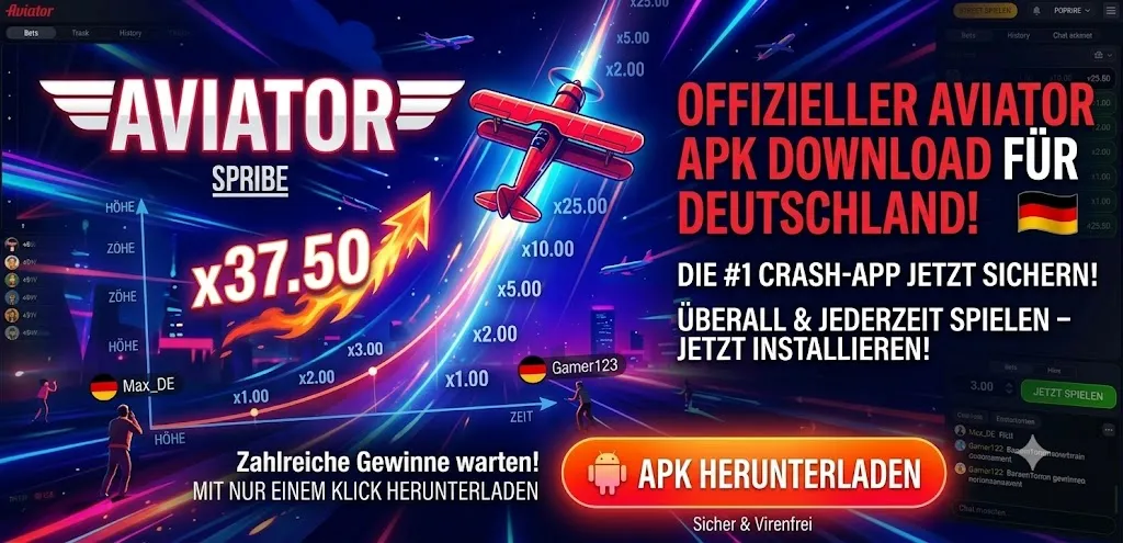 Aviator APK Installation auf Android