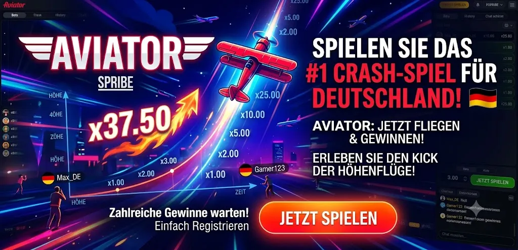 Aviator Crash-Spiel Screenshot